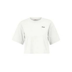 Damski crop top Fila Locri. Białe topy sportowe damskie Fila, xl, bez wzorów, z materiału, bez ramiączek. Za 226.00 zł.