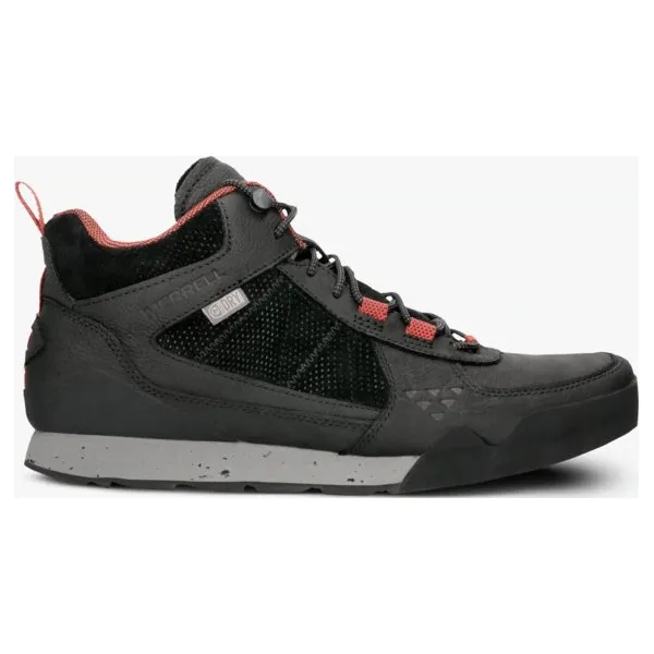 Merrell Burnt Rock buty męskie, czarny, rozmiar 43. Czarne buty trekkingowe męskie MERRELL, z gumy, bez zapięcia, outdoorowe. W wyprzedaży za 399.99 zł.