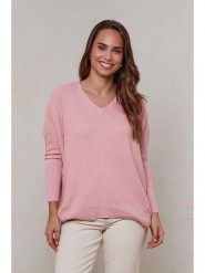 Soft Cashmere Sweter w kolorze jasnoróżowym rozmiar: 38/40. Różowe swetry klasyczne damskie Soft Cashmere, z kaszmiru, bez kołnierzyka. Za 122.96 zł.