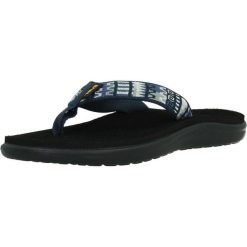 Sandały TEVA W VOYA FLIP Niebieski. Niebieskie sandały damskie Teva, bez wzorów, z tkaniny, bez obcasa. Za 145.99 zł.