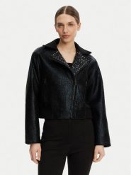 DKNY Kurtka przejściowa P4JJ6XIY Czarny Regular Fit. Czarne kurtki damskie DKNY, s, bez wzorów, z syntetyku, bez kaptura. W wyprzedaży za 379.99 zł.