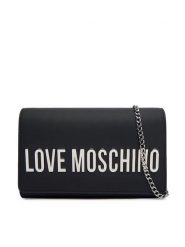 LOVE MOSCHINO Torebka JC4103PP1OKD000B Czarny. Czarne torebki wieczorowe Love Moschino, bez wzorów, ze skóry, wizytowe, bez kołnierzyka, bez ramiączek. Za 699.99 zł.