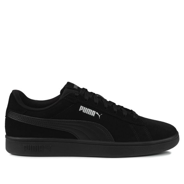 Buty męskie sportowe do chodzenia Puma SMASH 3.0. Czarne buty sportowe na co dzień męskie Puma, ze skóry, bez zapięcia, trekkingowe. Za 189.00 zł.