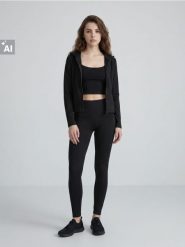 Legginsy sportowe Everyday Active - czarny. Czarne legginsy damskie Sinsay, l, bez wzorów. Za 39.99 zł.