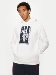 U.S. Polo Assn. Bluza MUP1919 Biały Regular Fit. Białe bluzy bez kaptura męskie U.S. Polo Assn., m, z bawełny. Za 139.99 zł.