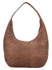 HIDE & STITCHES Skórzana torebka w kolorze jasnobrązowym - 40 x 24 x 10 cm rozmiar: onesize. Brązowe torebki klasyczne damskie HIDE & STITCHES, bez wzorów, z materiału, bez dodatków. Za 369.99 zł.