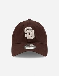 Czapka z daszkiem New Era San Diego Padres 9TWENTY MLB Core Classic. Białe czapki męskie New Era, bez wzorów, z bawełny. Za 167.50 zł.