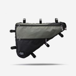 Torba rowerowa do bikepackingu Riverside ADVT 500 na ramę Full-Frame 8,5 l. Brązowe torebki klasyczne damskie ROCKRIDER, bez wzorów, z materiału, bez dodatków. Za 199.99 zł.