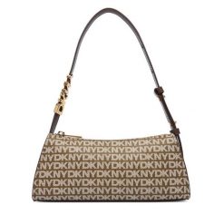 Torebka DKNY. Brązowe torebki klasyczne damskie DKNY, bez wzorów, bez dodatków. Za 609.99 zł.