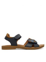 Primigi Sandały 1386900 S Granatowy. Niebieskie sandały dziewczęce Primigi, ze skóry, bez zapięcia. Za 279.99 zł.