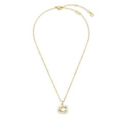 Naszyjnik Coach. Żółte naszyjniki damskie Coach, złote. Za 619.99 zł.
