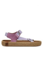 Bohonomad Sandały Nevada Elastic NEV.12-L9796 Fioletowy. Fioletowe sandały damskie Bohonomad, bez wzorów, ze skóry, bez obcasa, na płaskiej podeszwie. Za 189.99 zł.