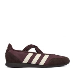Baleriny adidas. Fioletowe baleriny damskie Adidas, bez wzorów, bez obcasa. Za 279.99 zł.