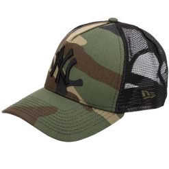 Czapka Trucker New Era MLB New York Yankees. Czarne czapki męskie New Era, bez wzorów. Za 149.99 zł.