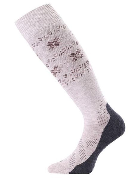 Skarpety narciarskie damskie Lasting FWI 778 Merino 85% 42/45 L. Szare skarpetki damskie LASTING, bez wzorów, z dzianiny. Za 139.90 zł.