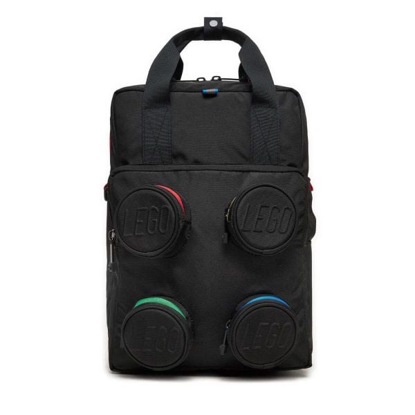 Plecak szkolny młodzieżowy LEGO Brick 2x2. Czarna plecaki damskie LEGO, bez wzorów, młodzieżowe. Za 279.00 zł.