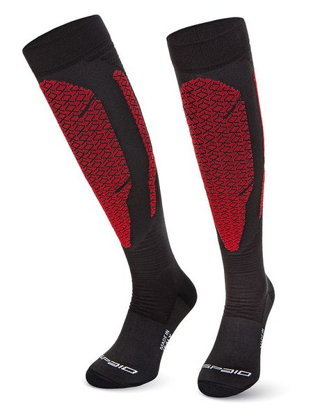 Spaio Skarpety funkcyjne "Coolmax Adrenaline" w kolorze czarno-czerwonym rozmiar: 41-43. Czarne skarpetki męskie Spaio, bez wzorów, z materiału. Za 65.99 zł.