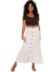 Aller Simplement Spódnica w kolorze białym rozmiar: 36. Białe spódniczki damskie Aller Simplement, bez wzorów, z podwyższonym stanem, maxi, proste. Za 69.99 zł.