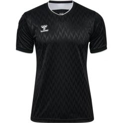 Koszulka Hummel Legend. Czarne bluzki damskie HUMMEL, bez wzorów, bez kołnierzyka. Za 250.00 zł.