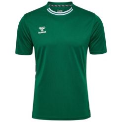 Koszulka Hummel Playful. Zielone t-shirty damskie HUMMEL, bez wzorów, bez kołnierzyka. Za 137.00 zł.