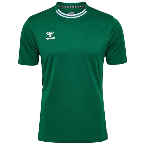 Koszulka Hummel Playful. Zielone t-shirty damskie HUMMEL, bez wzorów, bez kołnierzyka. Za 137.00 zł.