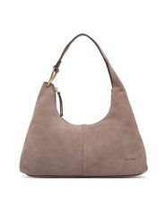 Calvin Klein Torebka LV04F3691G Szary. Szare torebki klasyczne damskie CALVIN KLEIN, bez wzorów, ze skóry, bez dodatków. Za 899.99 zł.