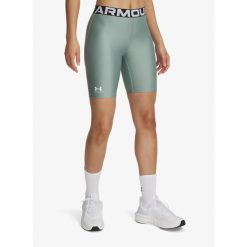 Spodenki damskie Under Armour HeatGear Authentics 8 inch Short. Zielone spodenki sportowe damskie Under Armour, bez wzorów, sportowe. Za 79.99 zł.