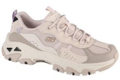 Buty sportowe Sneakersy damskie, D'Lites Hiker. Brązowe buty sportowe na co dzień damskie Skechers, bez wzorów, z materiału, trekkingowe. Za 379.99 zł.