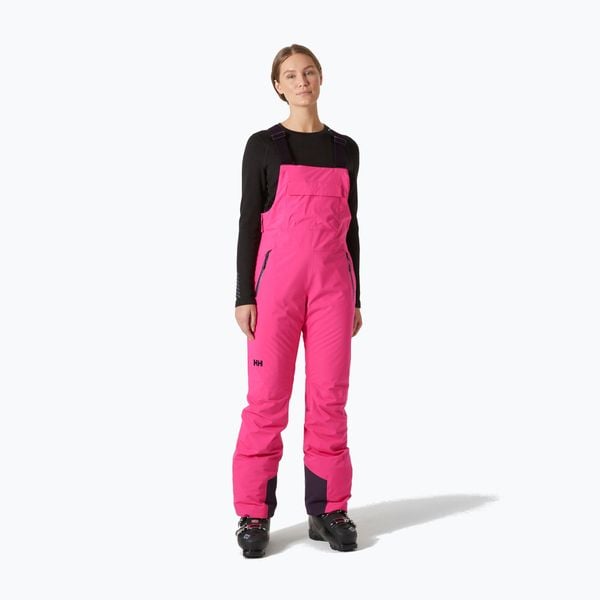 Spodnie narciarskie damskie Helly Hansen Legendary Insulated Bib. Czerwone spodnie materiałowe damskie Helly Hansen, bez wzorów, sportowe. Za 749.99 zł.