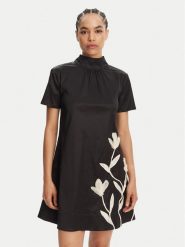 STAUD Sukienka koktajlowa Ilana R25R2208CT Czarny Regular Fit. Czarne sukienki damskie STAUD, l, bez wzorów, z bawełny, wizytowe, bez kołnierzyka, bez ramiączek. Za 1,509.00 zł.