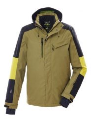 Killtec Kurtka narciarska w kolorze khaki rozmiar: L. Brązowe kurtki narciarskie i snowboardowe damskie KILLTEC, l, bez wzorów, bez kaptura, narciarskie. Za 484.31 zł.