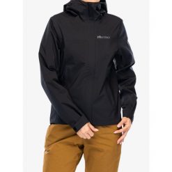 Kurtka przeciwdeszczowa damska Marmot PreCip Eco Pro Jacket. Czarne kurtki damskie Marmot, xl, bez kaptura. Za 576.99 zł.