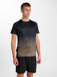 Koszulka Newline Beat Gradient. Niebieskie t-shirty sportowe męskie Newline, l, z poliamidu, bez ramiączek, do piłki nożnej. Za 170.50 zł.