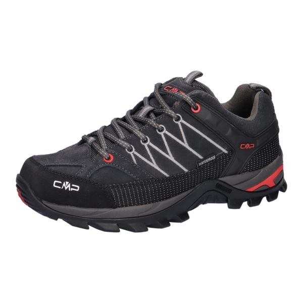 Buty trekkingowe męskie CMP Rigel Low. Szare buty trekkingowe męskie CMP, bez zapięcia, wspinaczkowe. Za 379.99 zł.