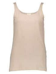 ONLY Carmakoma Top w kolorze beżowym rozmiar: S-42/44. Brązowe topy damskie Only Carmakoma, s, bez wzorów, bez kołnierzyka. Za 53.17 zł.