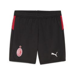 Młodzieżowe szorty AC Milan 25/26 PUMA Black For All Time Red. Czarna szorty męskie Puma, bez wzorów, młodzieżowe. Za 179.00 zł.