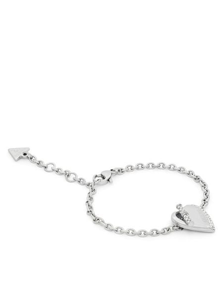 Guess Bransoletka JUBB06 074JW Srebrny. Szare bransoletki damskie Guess, srebrne. Za 231.99 zł.