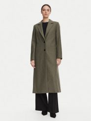 HUGO Płaszcz wełniany Mojeni 50569838 Brązowy Relaxed Fit. Brązowe płaszcze damskie Hugo, na zimę, bez wzorów, z syntetyku. Za 1,580.99 zł.
