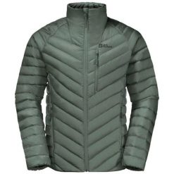 Męska Kurtka Puchowa Passamani. Zielone kurtki męskie Jack Wolfskin, m, bez wzorów, z materiału, z kapturem. Za 715.99 zł.