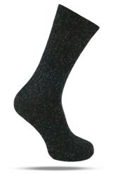 Ciepłe Wełniane Skarpetki Zimowe - Grafit, Melanż. Szare skarpetki męskie His Story, bez wzorów, z elastanu. Za 39.99 zł.