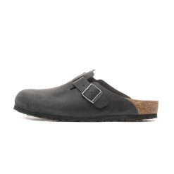 Sandały Boston Olejowana Skóra Rozmiar 36 - 0059461 Czarny. Brązowe sandały męskie Birkenstock, z materiału, bez zapięcia. Za 654.95 zł.