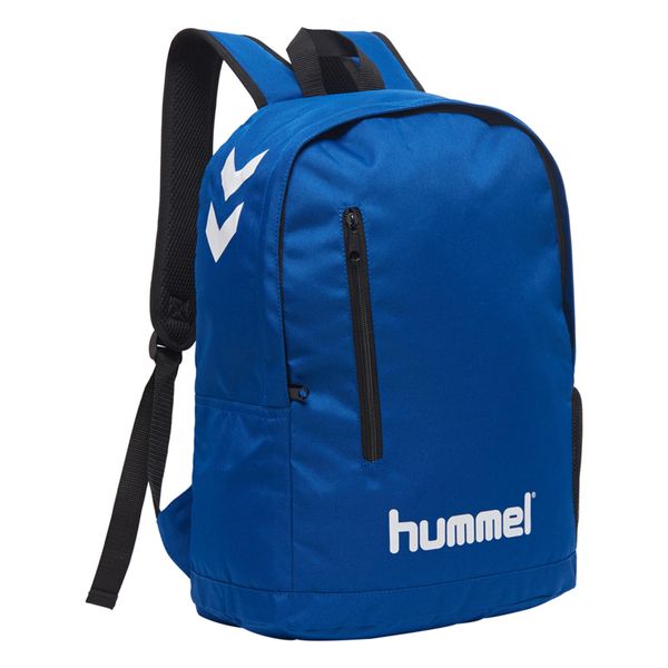 Hummel plecak sportowy szkolny jednokomorowy Hummel Core. Niebieskie plecaki damskie HUMMEL, bez wzorów. Za 83.99 zł.