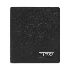 Portfel Guess. Czarne portfele męskie Guess, z aplikacjami. Za 225.99 zł.