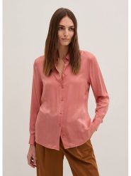 STEFANEL Bluzka w kolorze koralowym rozmiar: 40. Czerwone bluzki damskie Stefanel, bez wzorów, bez kołnierzyka, bez ramiączek. Za 260.99 zł.