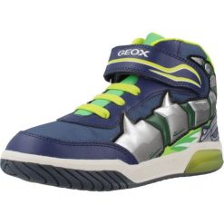 Buty GEOX J INEK BOY Niebieski. Niebieskie buty fitness męskie Geox, na fitness i siłownię. Za 229.99 zł.