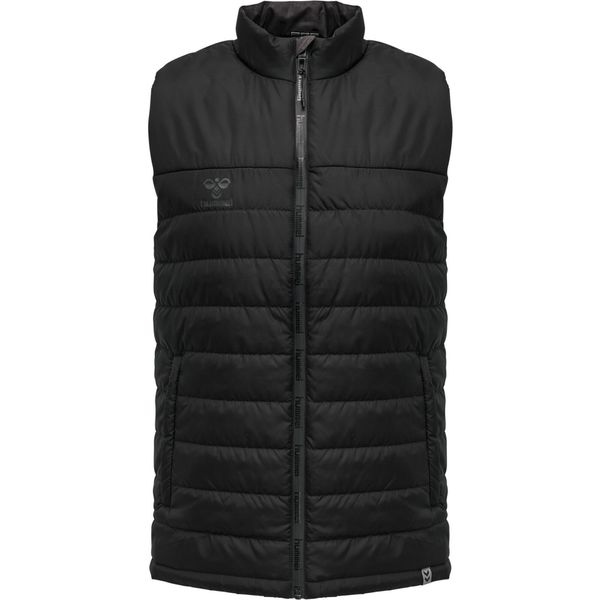 Kurtka do piłki nożnej męska puchowa Hummel North Waistcoat bez rękawów. Czarne kurtki męskie HUMMEL, m, bez wzorów, z materiału, bez kaptura. Za 249.70 zł.