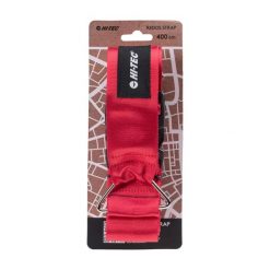 Pasek Hi-Tec Redos strap. Czerwone paski męskie Hi-tec, bez wzorów, z materiału, sportowe. Za 32.53 zł.