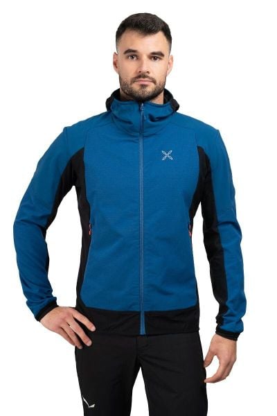 Kurtka trekkingowa męska Montura Premium Wind Hoody m. Czarne kurtki męskie MONTURA, m, bez wzorów, z materiału, klasyczne, z kapturem. Za 754.49 zł.