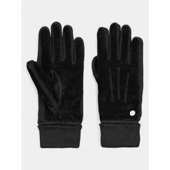 Rękawiczki Damskie Barts Stephaney. Czarne rękawiczki damskie Barts, na zimę, bez wzorów, ze skóry. Za 249.00 zł.