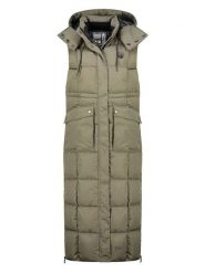 Canadian Peak Kamizelka zimowa "Vardeak" w kolorze khaki rozmiar: L. Brązowe kamizelki damskie Canadian Peak, l. Za 252.99 zł.